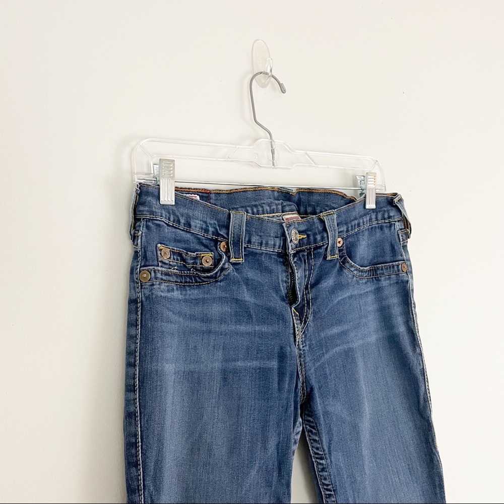 True Religion Women's Casey Super Skinny Jeans Medium Wash Size 32 - Picture 8 of 15
